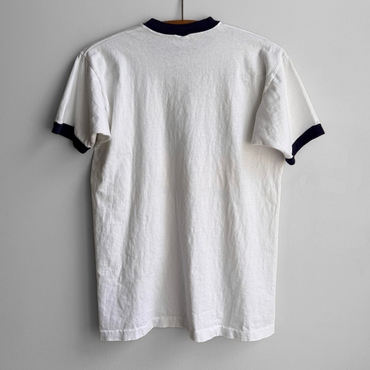 1970s Ukraine Trident Emblem Ringer Tee