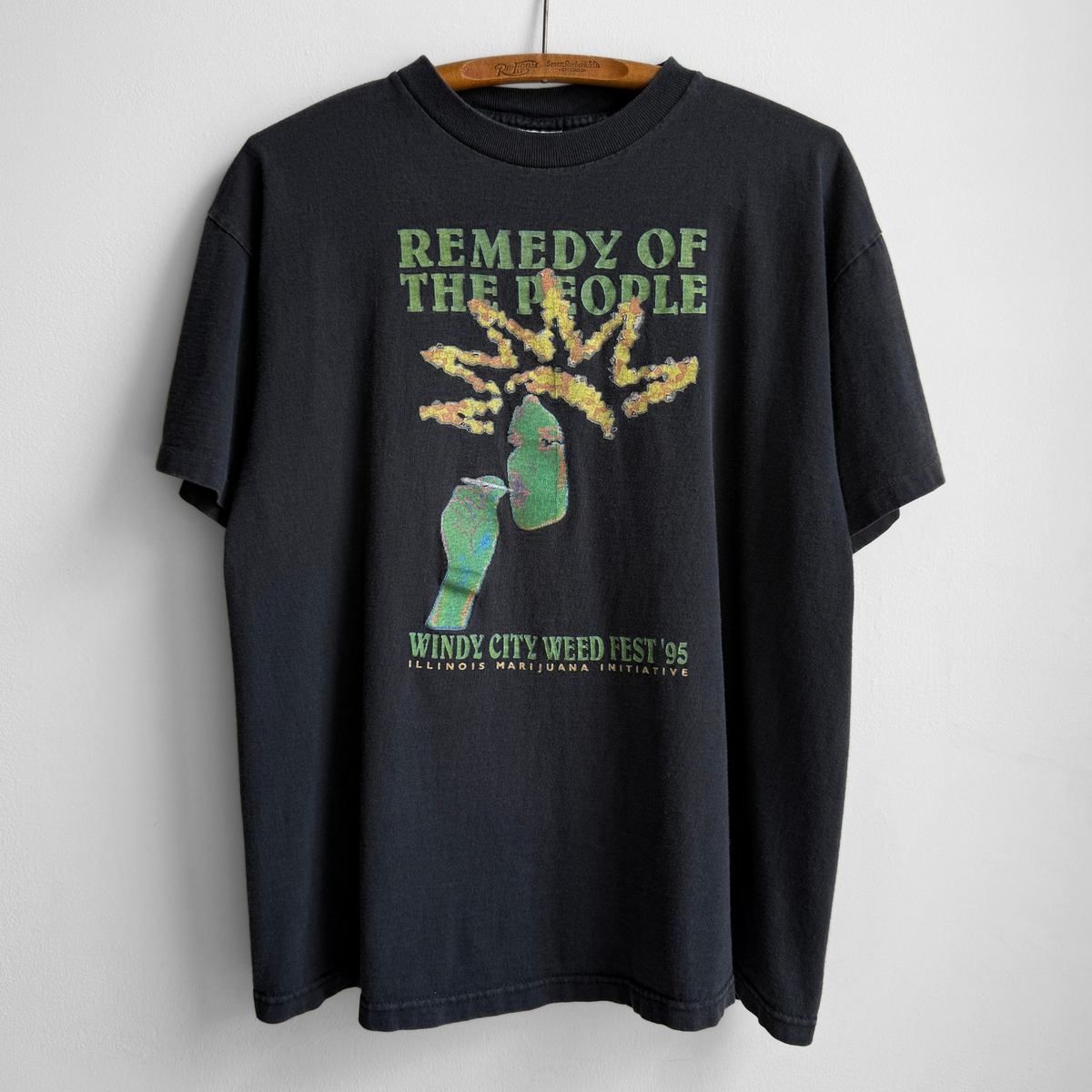1995 Remedy of the People Windy City Weed Fest Tee