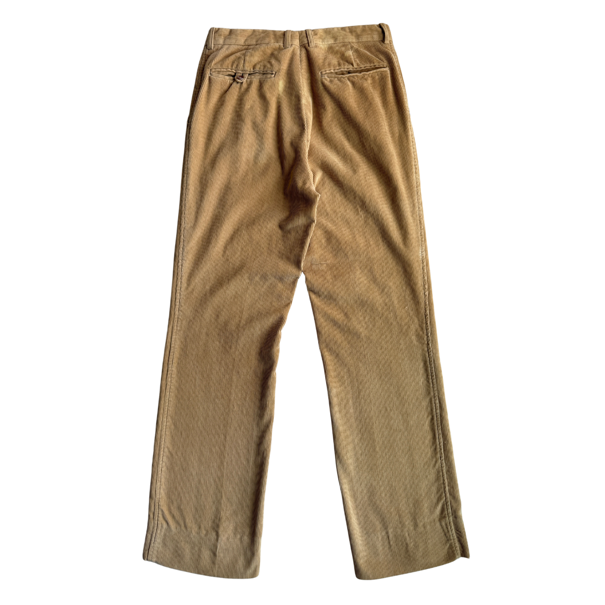 1960s Tan Corduroy Dress Pants (29)