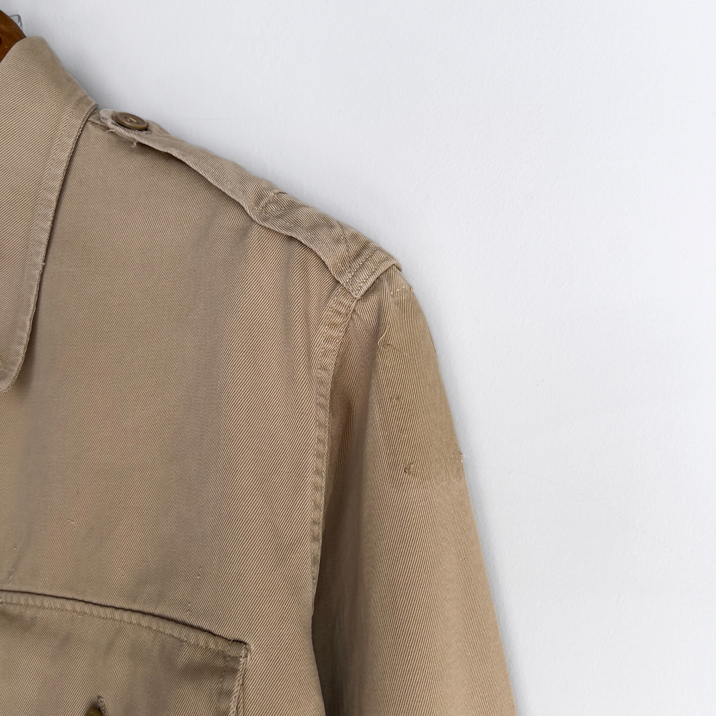 Vintage 1960s U.S. Air Force Uniform Cotton Twill Shirt - Shop ThreadCount Vintage Co.