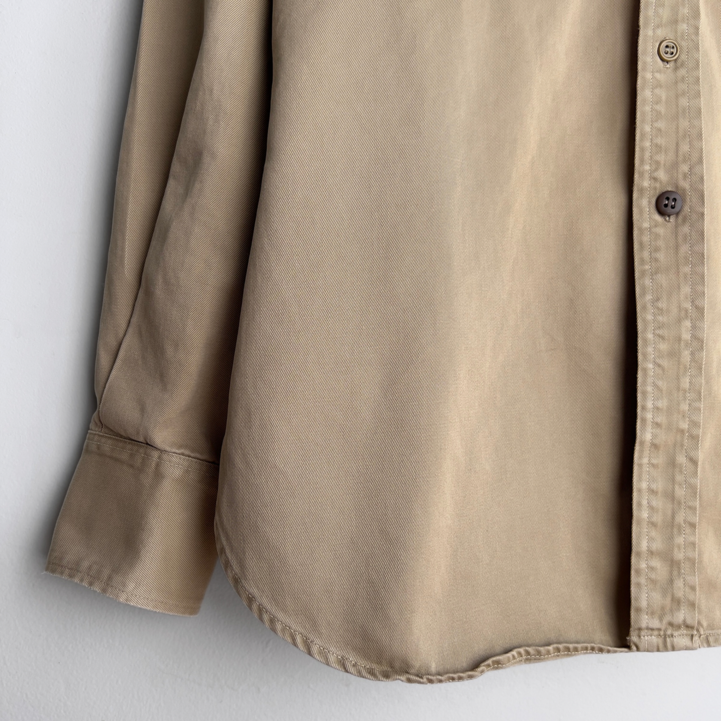 Vintage 1960s U.S. Air Force Uniform Cotton Twill Shirt - Shop ThreadCount Vintage Co.