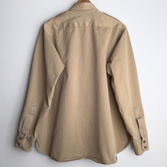 1960s U.S. Air Force Uniform Cotton Twill Shirt  - Shop ThreadCount Vintage Co.