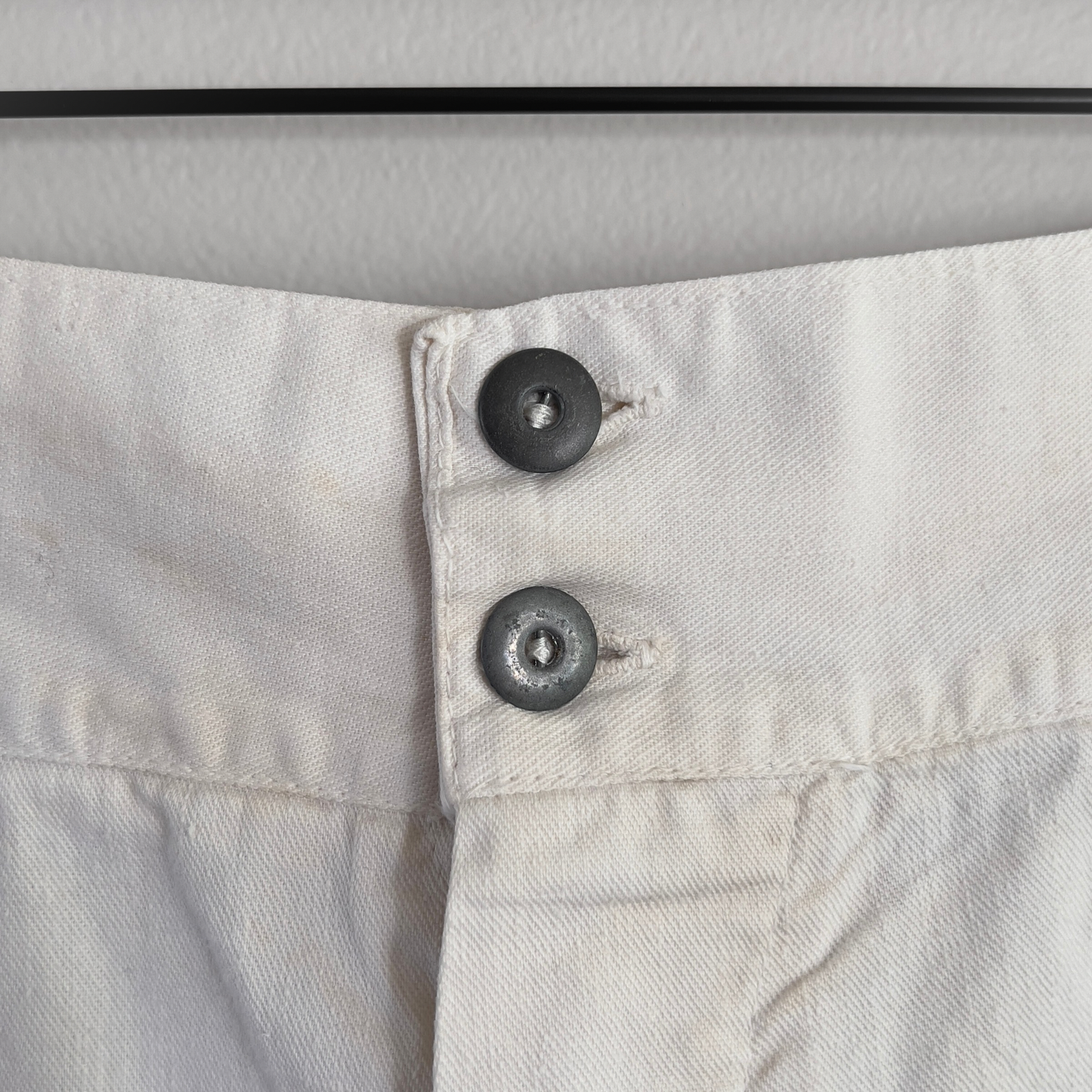 1950s U.S. Navy White Cotton Sailor Uniform Pants  - Shop ThreadCount Vintage Co.