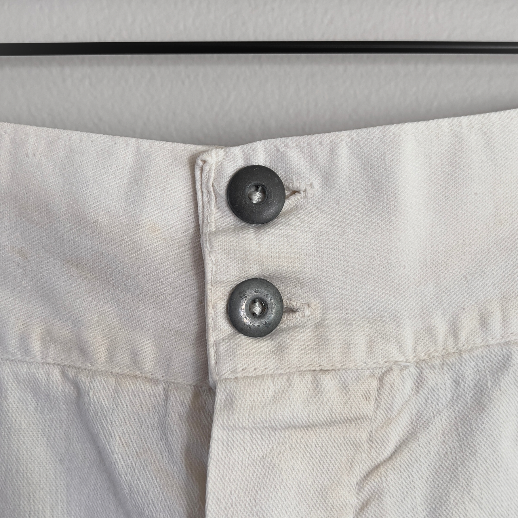 1950s U.S. Navy White Cotton Sailor Uniform Pants  - Shop ThreadCount Vintage Co.