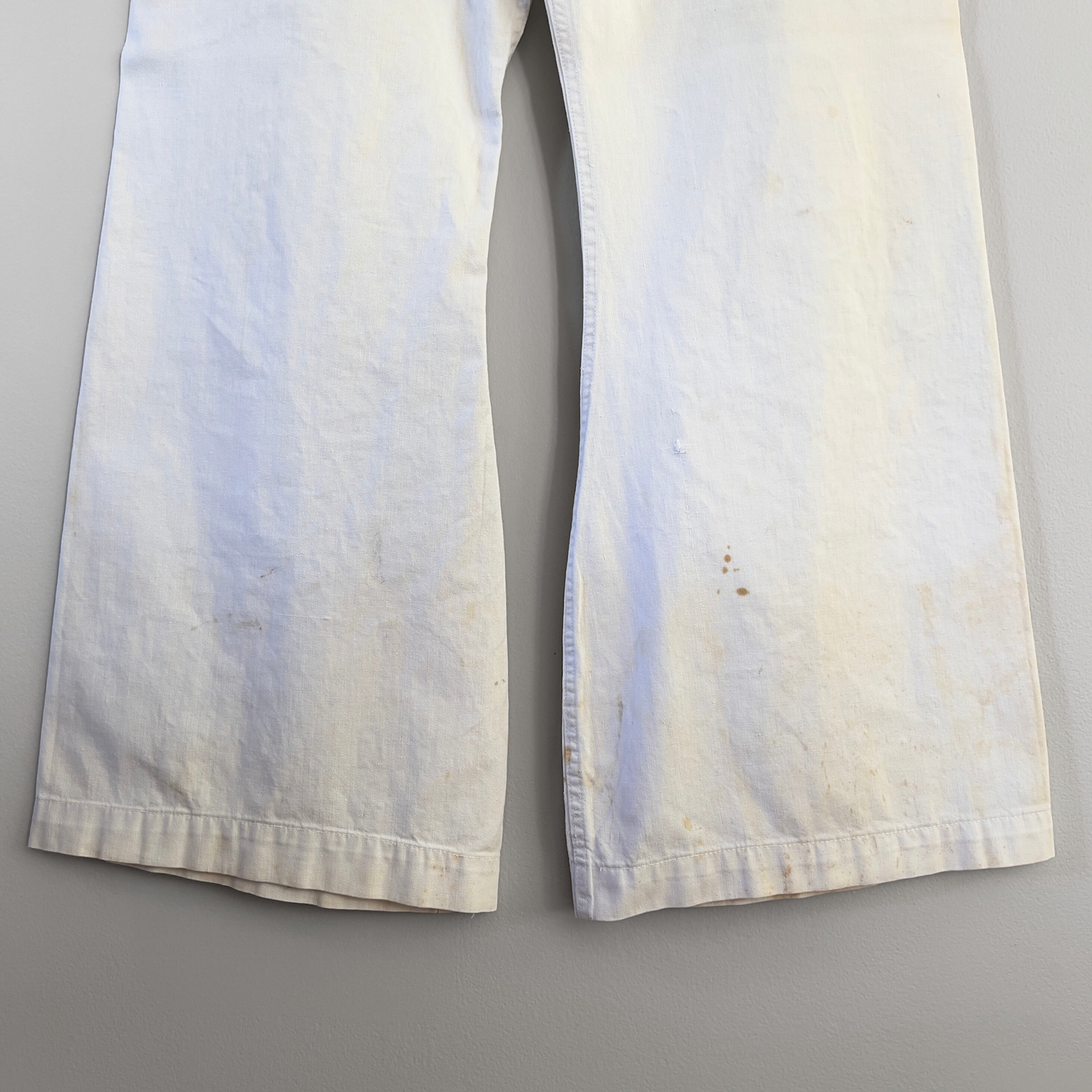 1950s U.S. Navy White Cotton Sailor Uniform Pants  - Shop ThreadCount Vintage Co.