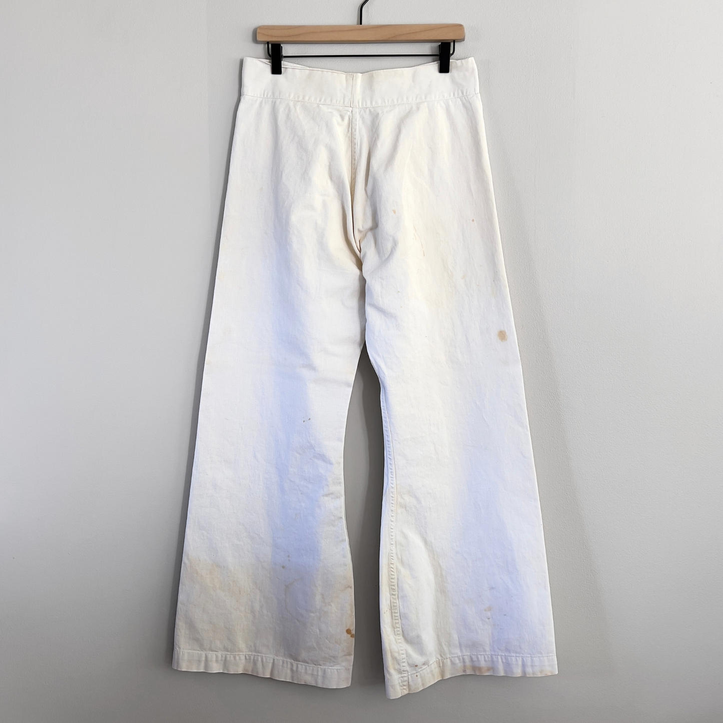 1950s U.S. Navy White Cotton Sailor Uniform Pants  - Shop ThreadCount Vintage Co.