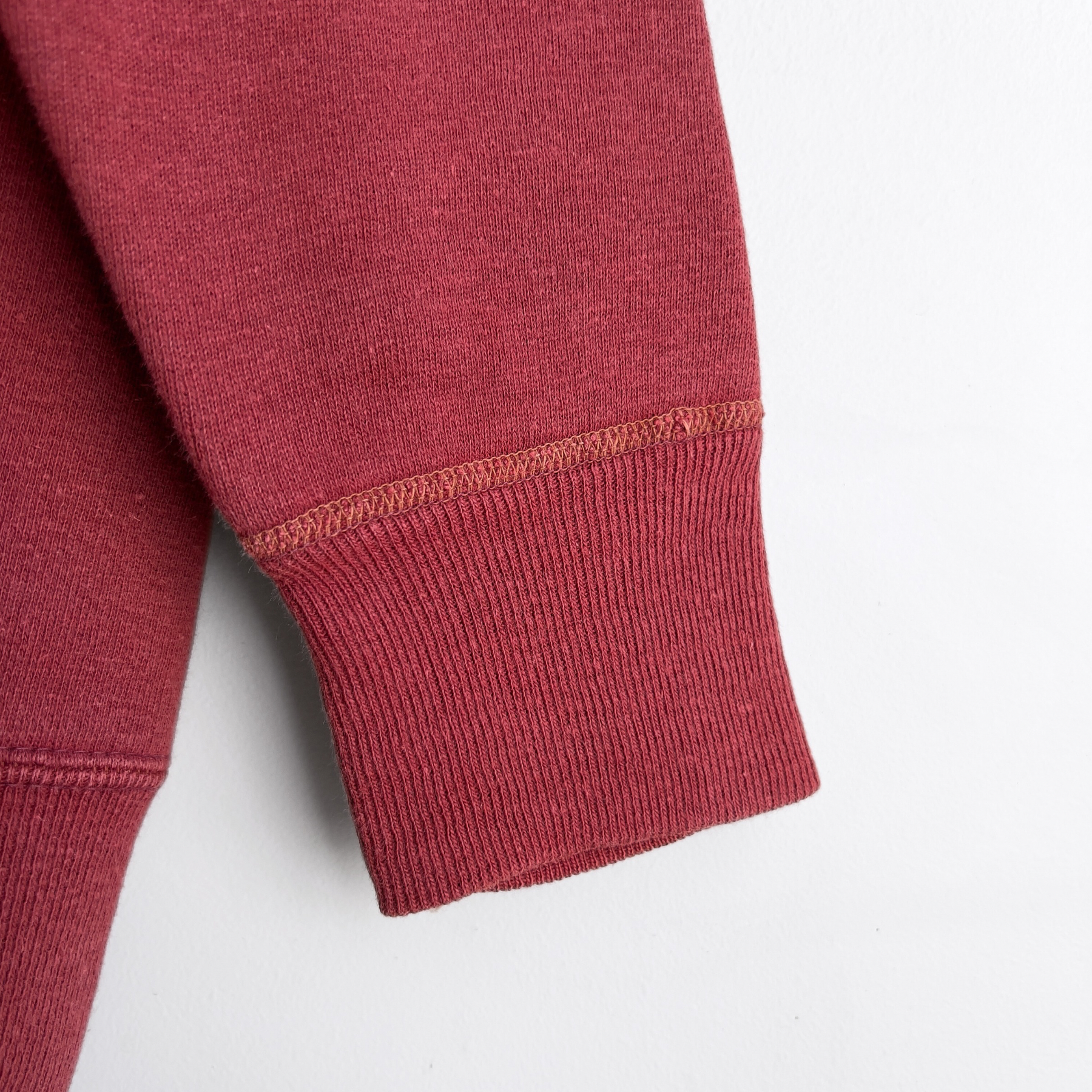 1960s Indiana University Faded Red Cotton Raglan Sweatshirt  - Shop ThreadCount Vintage Co.
