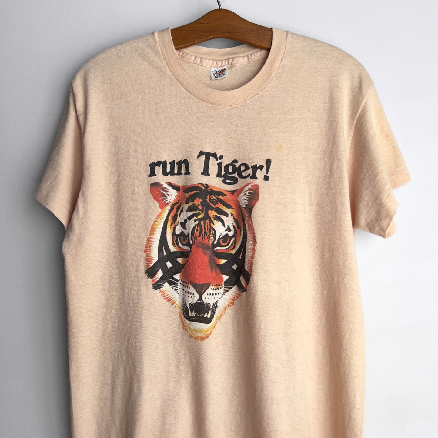1970s Run Tiger Onitsuka Japan Asics Promo Tee - Shop ThreadCount Vintage Co.
