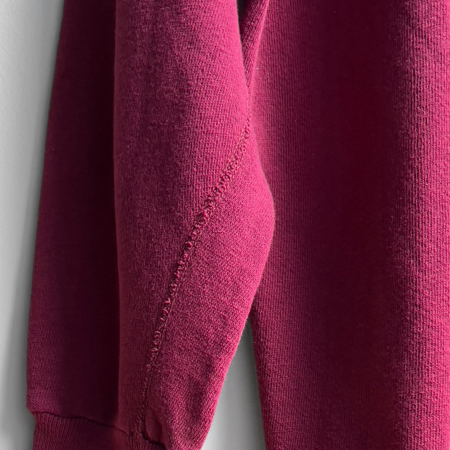 Vintage 1960s Burgundy Red Gusset Raglan Sweatshirt