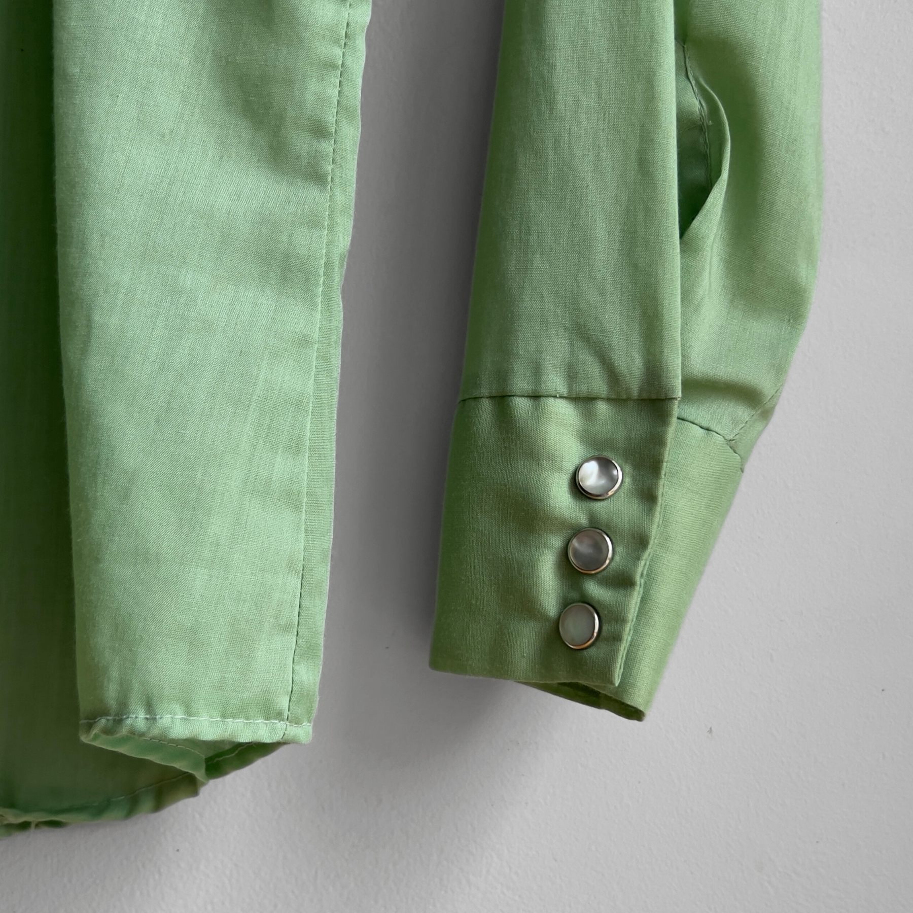 1970s Rodeo Embroidered Western Pearl Snap Shirt  - Shop ThreadCount Vintage Co.