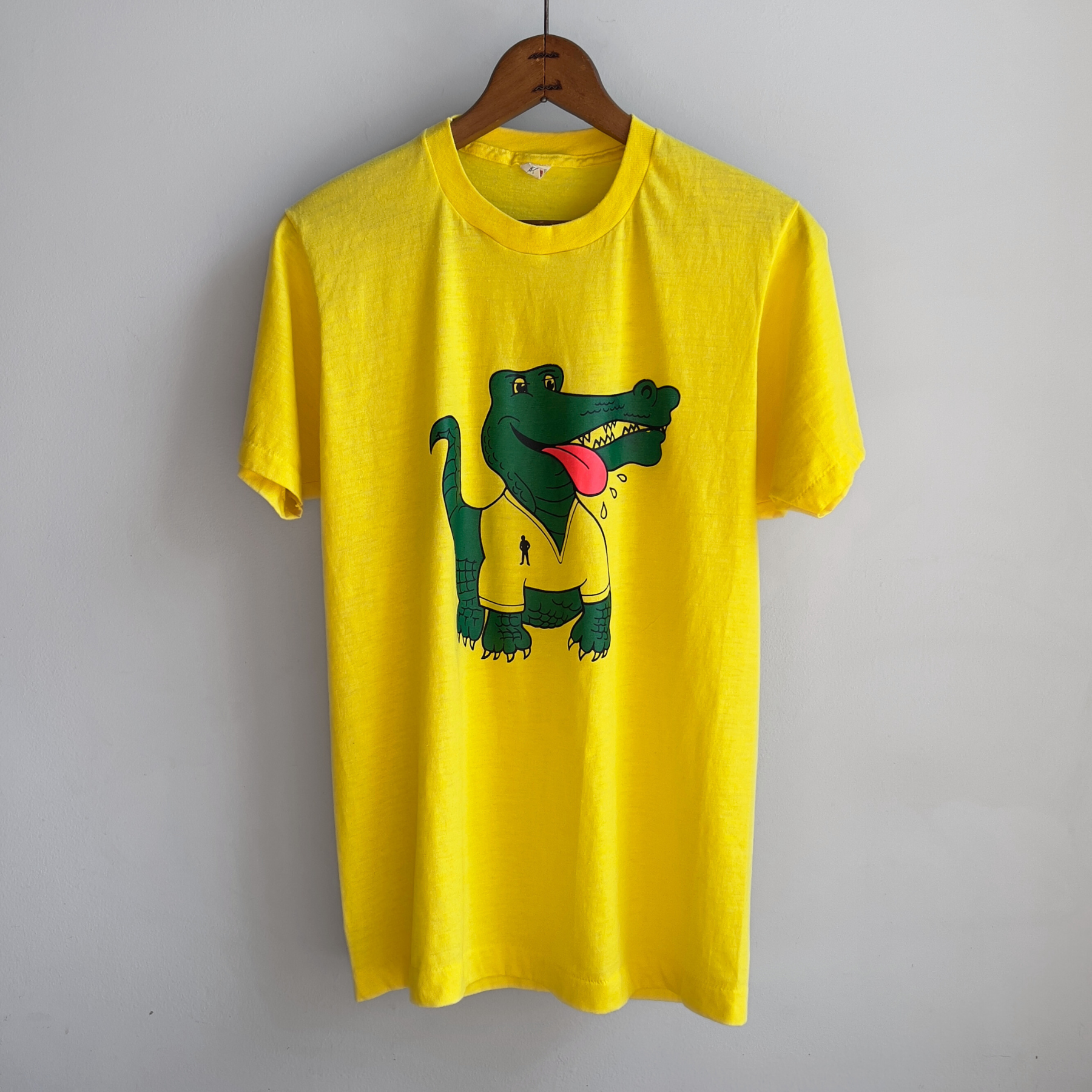 1980s Lacoste Crocodile Human Parody Tee  - Shop ThreadCount Vintage Co.
