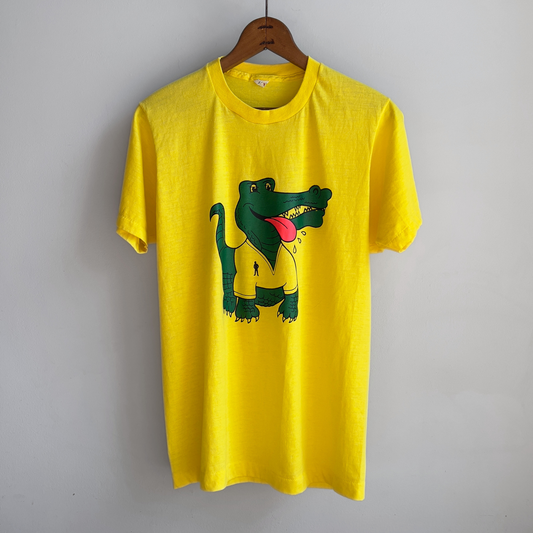 1980s Lacoste Crocodile Human Parody Tee  - Shop ThreadCount Vintage Co.