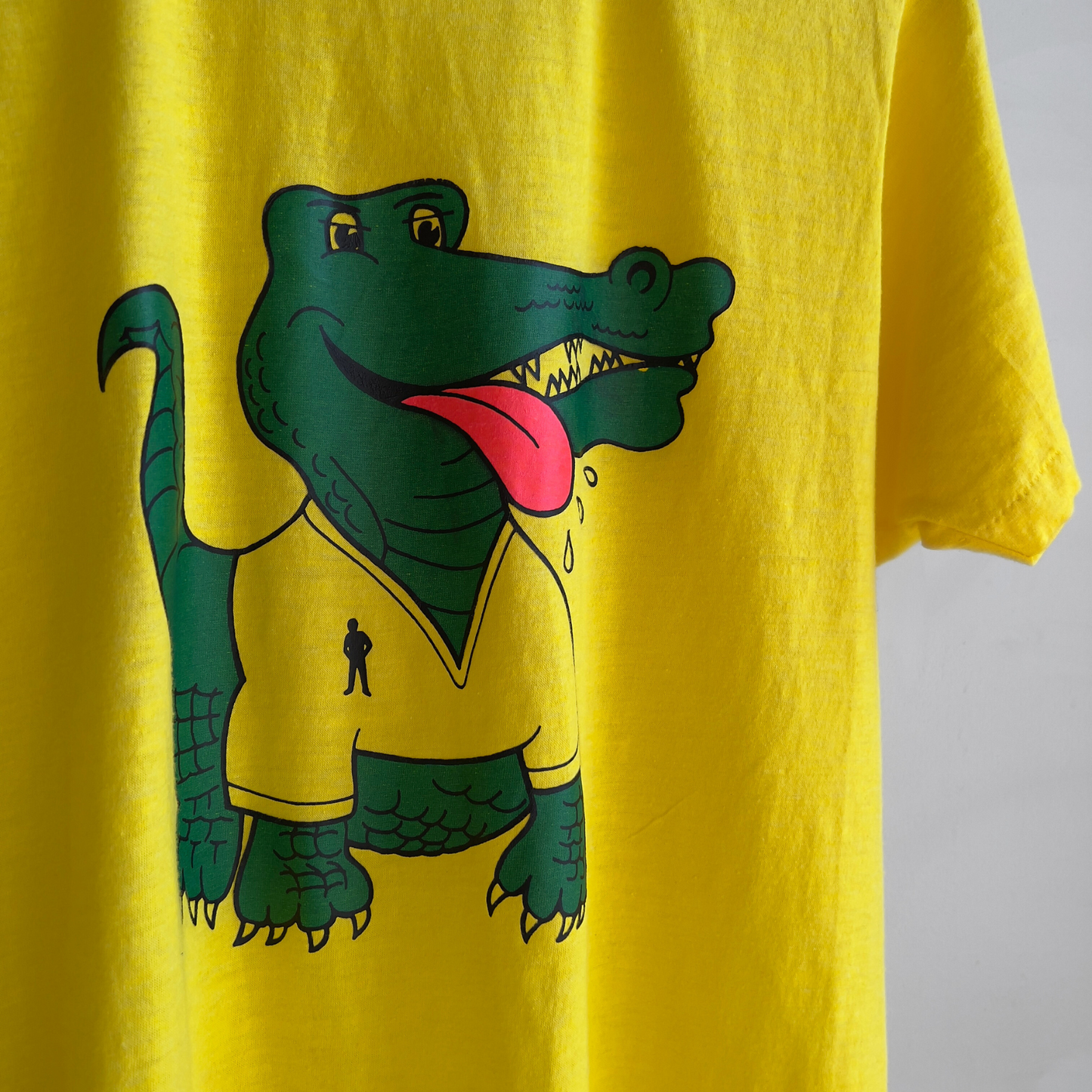 Vintage 1980s Lacoste Crocodile Human Parody Tee - Shop ThreadCount Vintage Co.