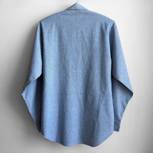 1980s U.S. Navy Chambray Utility Shirt
