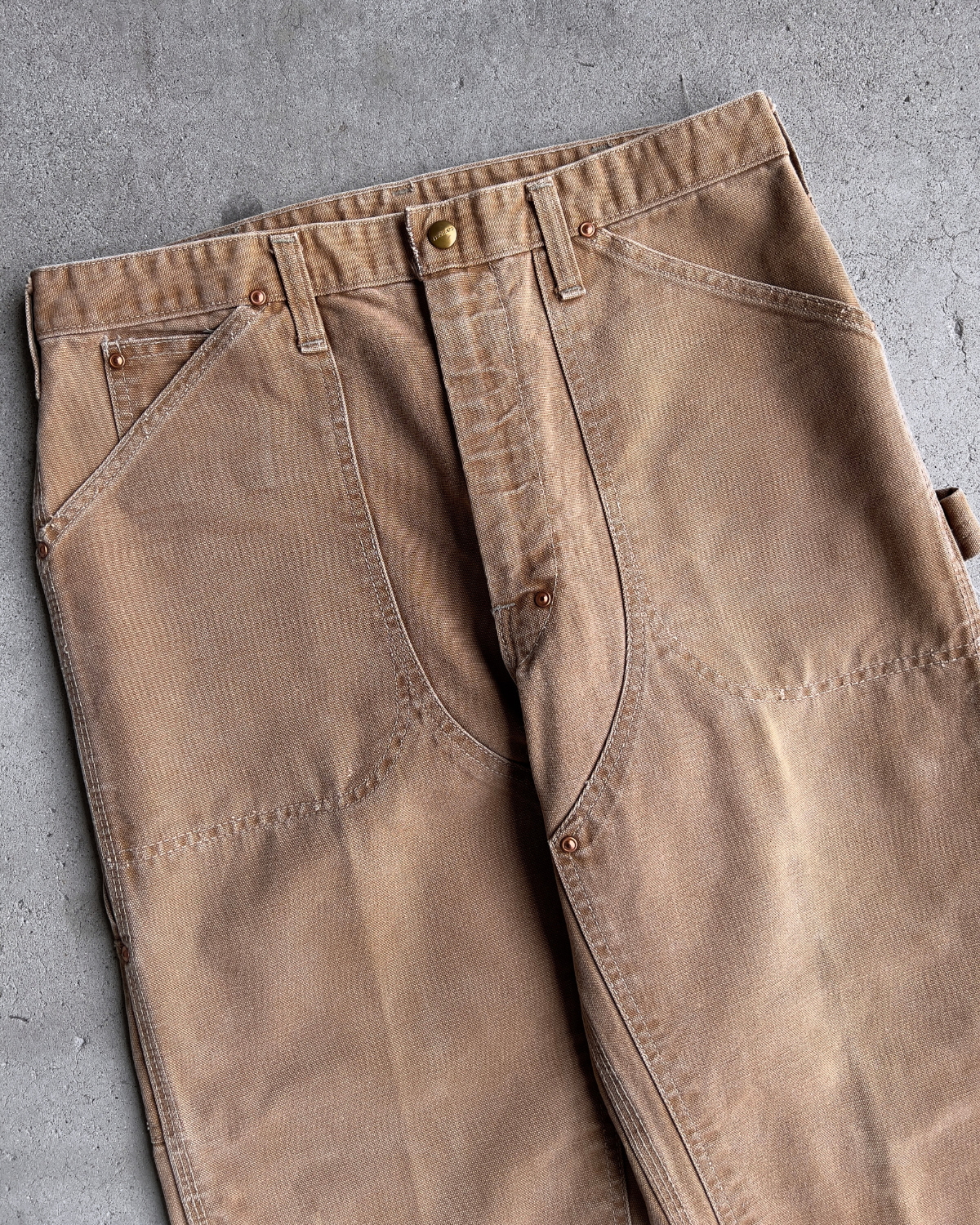 1970s Double-Knee Khaki Work Pants - Shop ThreadCount Vintage Co.