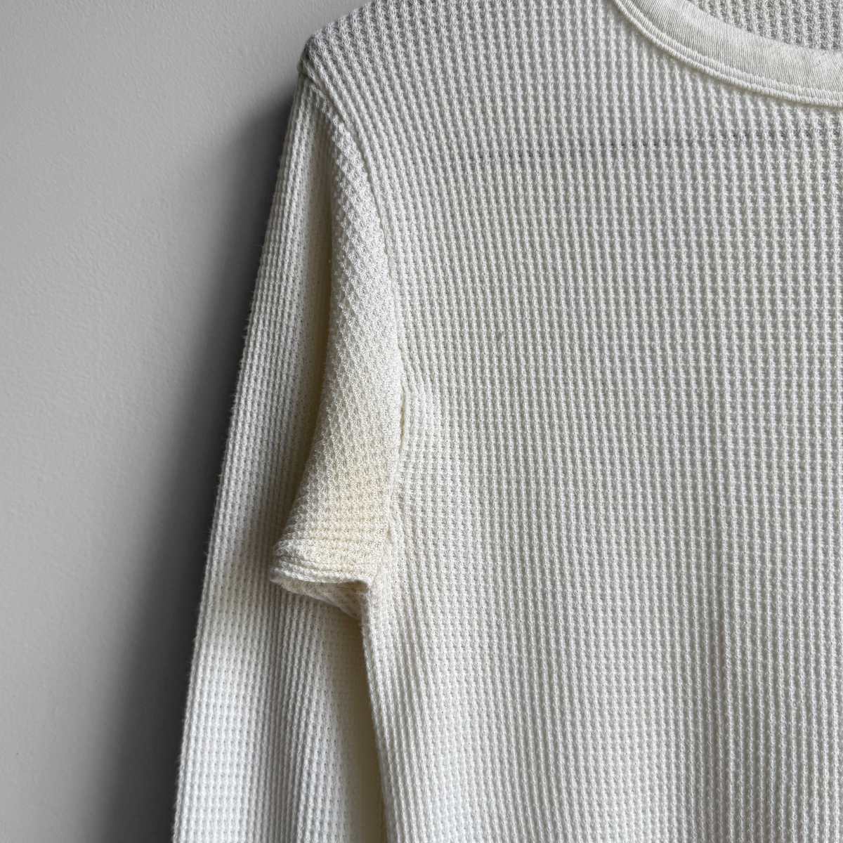 1980s Waffle Knit Thermal Long Sleeve