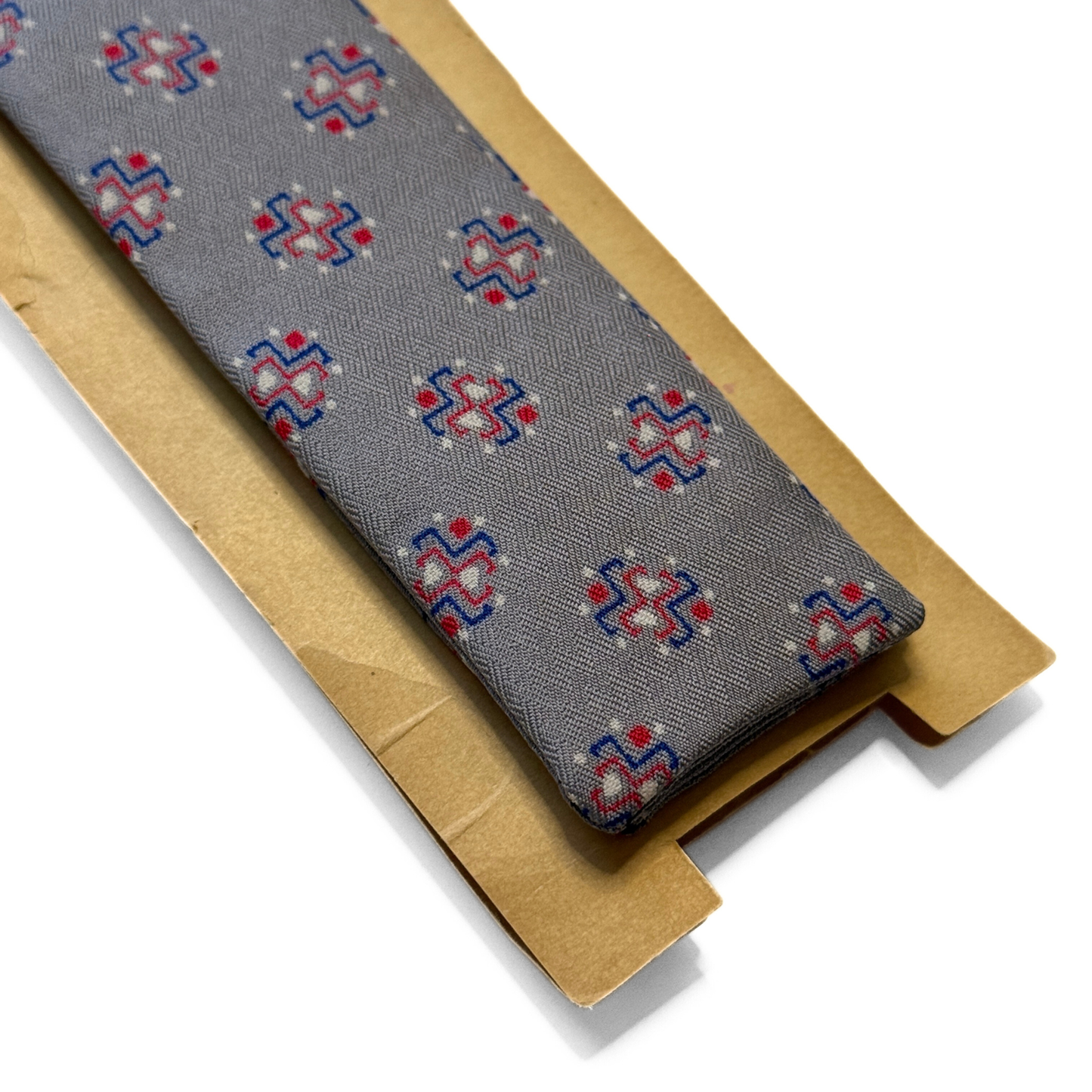 1950s Pure Dye Silk Adjustable Bow Tie