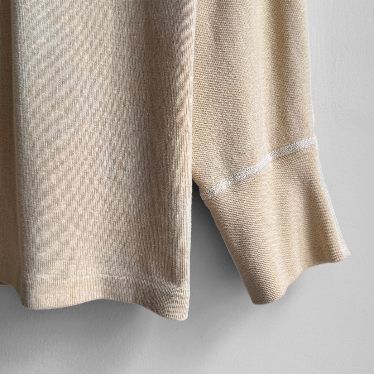 1950s U.S. Army Wool Henley Thermal Long Sleeve