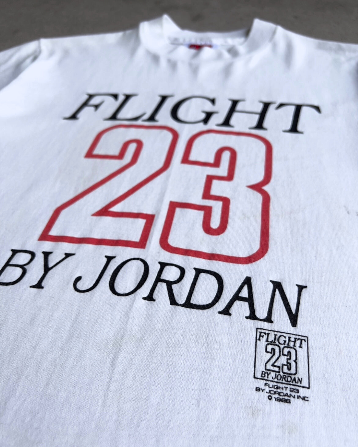 1988 Flight 23 Jordan Dunk Contest Tee - Shop THREADCOUNT Vintage Co.