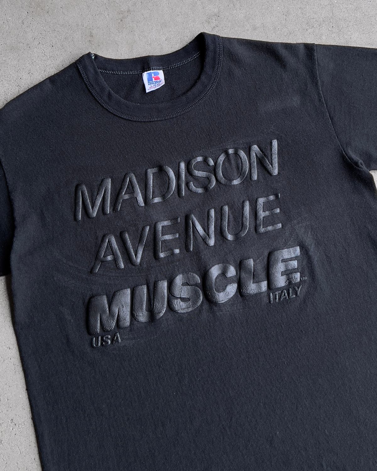 1980s Chicago Madison Avenue Muscle Tee  - Shop ThreadCount Vintage Co.