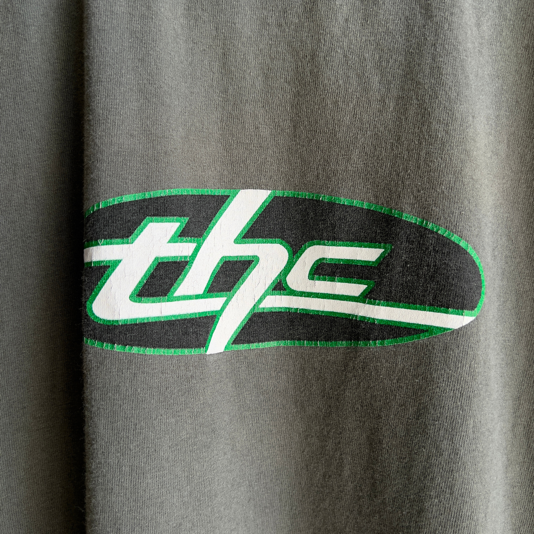 1990s Faded Green THC Acronym Graphic Tee  - Shop ThreadCount Vintage Co.