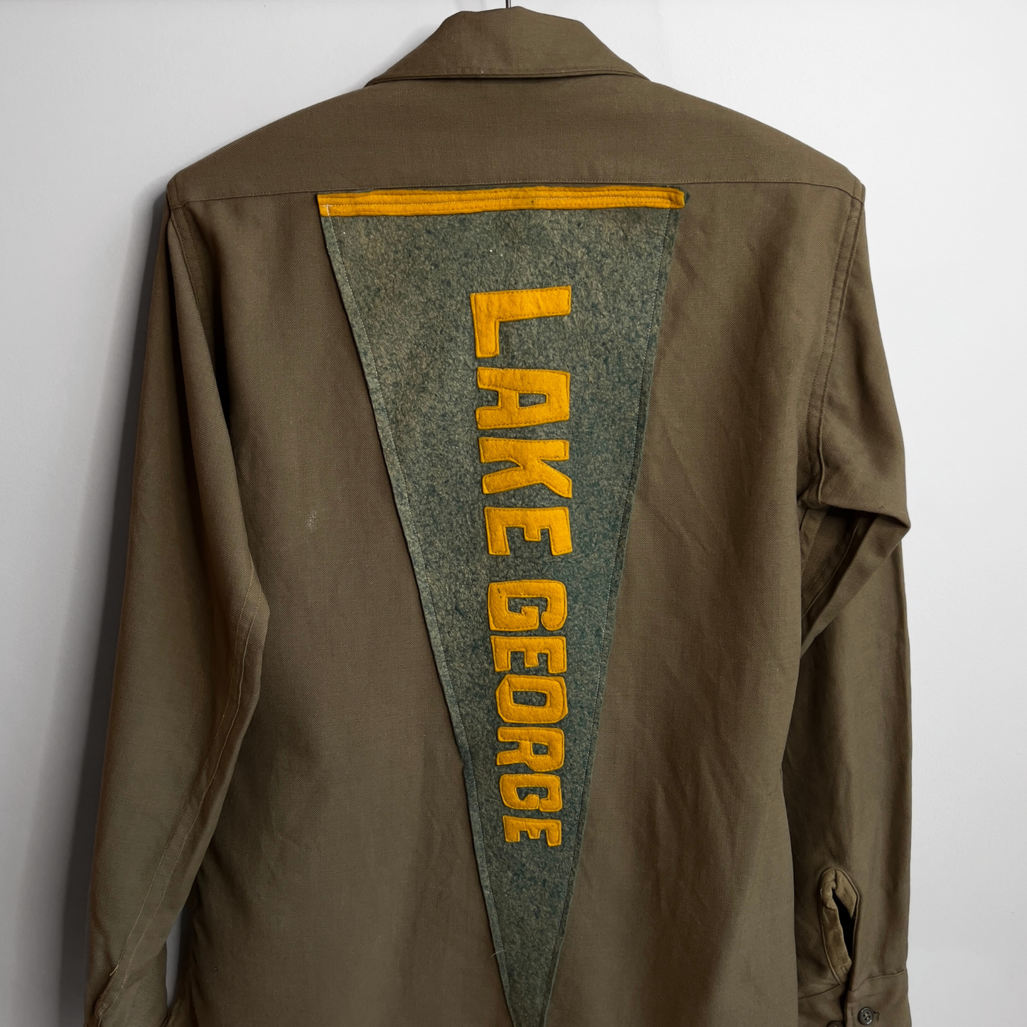 Vintage 1940s U.S. Army Regulation Officer's Wool Field Shirt - Shop ThreadCount Vintage Co.