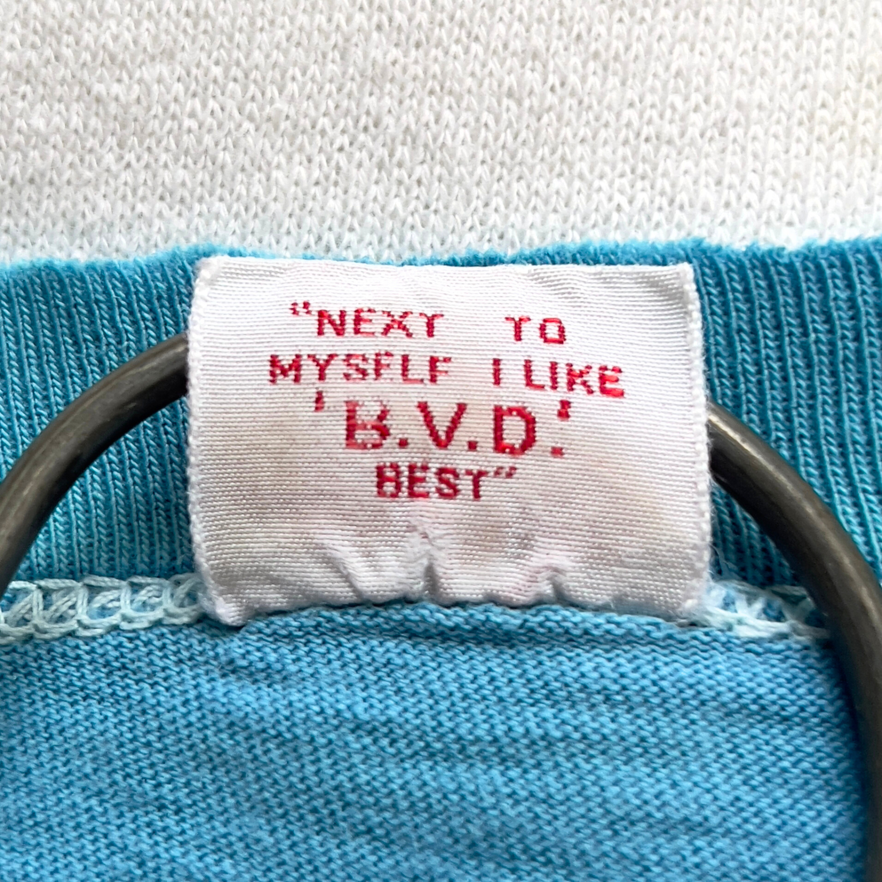 1950s Distressed Blue Selvedge Pocket Tee  - Shop ThreadCount Vintage Co.