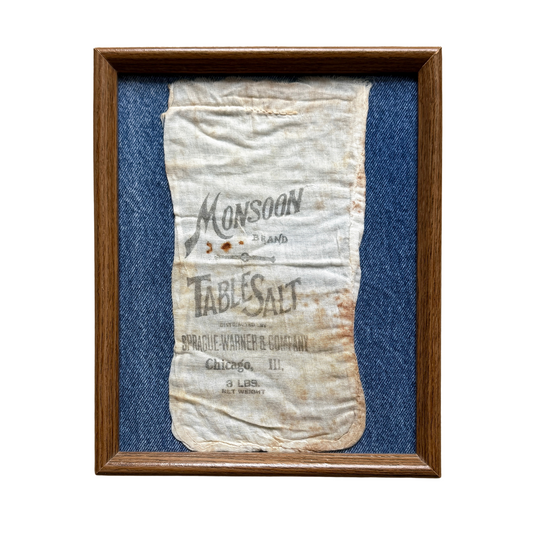 Antique Monsoon Table Salt Framed Artwork
