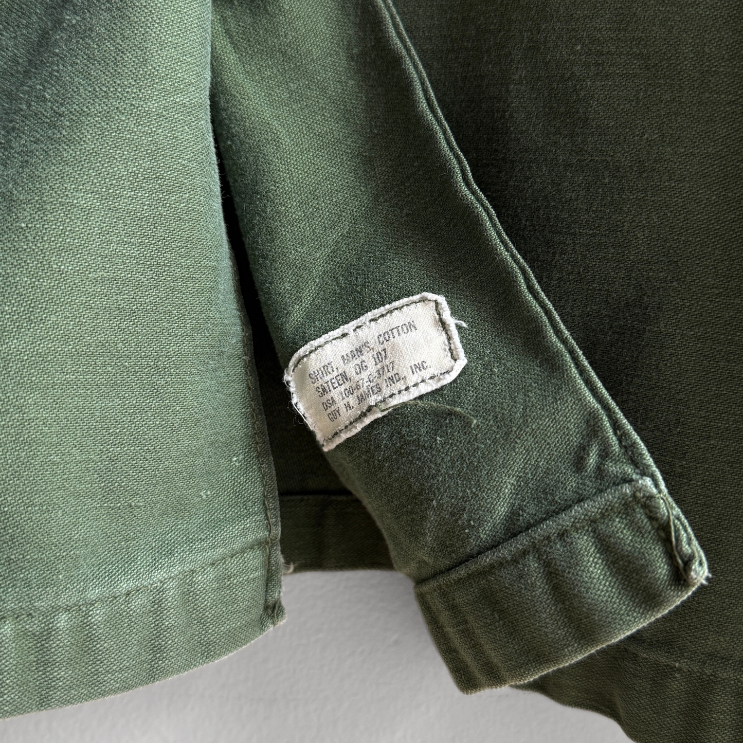 1960s U.S. Army OG 107 Type III Shirt