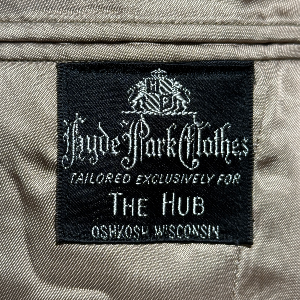 1940s Light Brown Herringbone Wool Double Breasted 2pc Suit