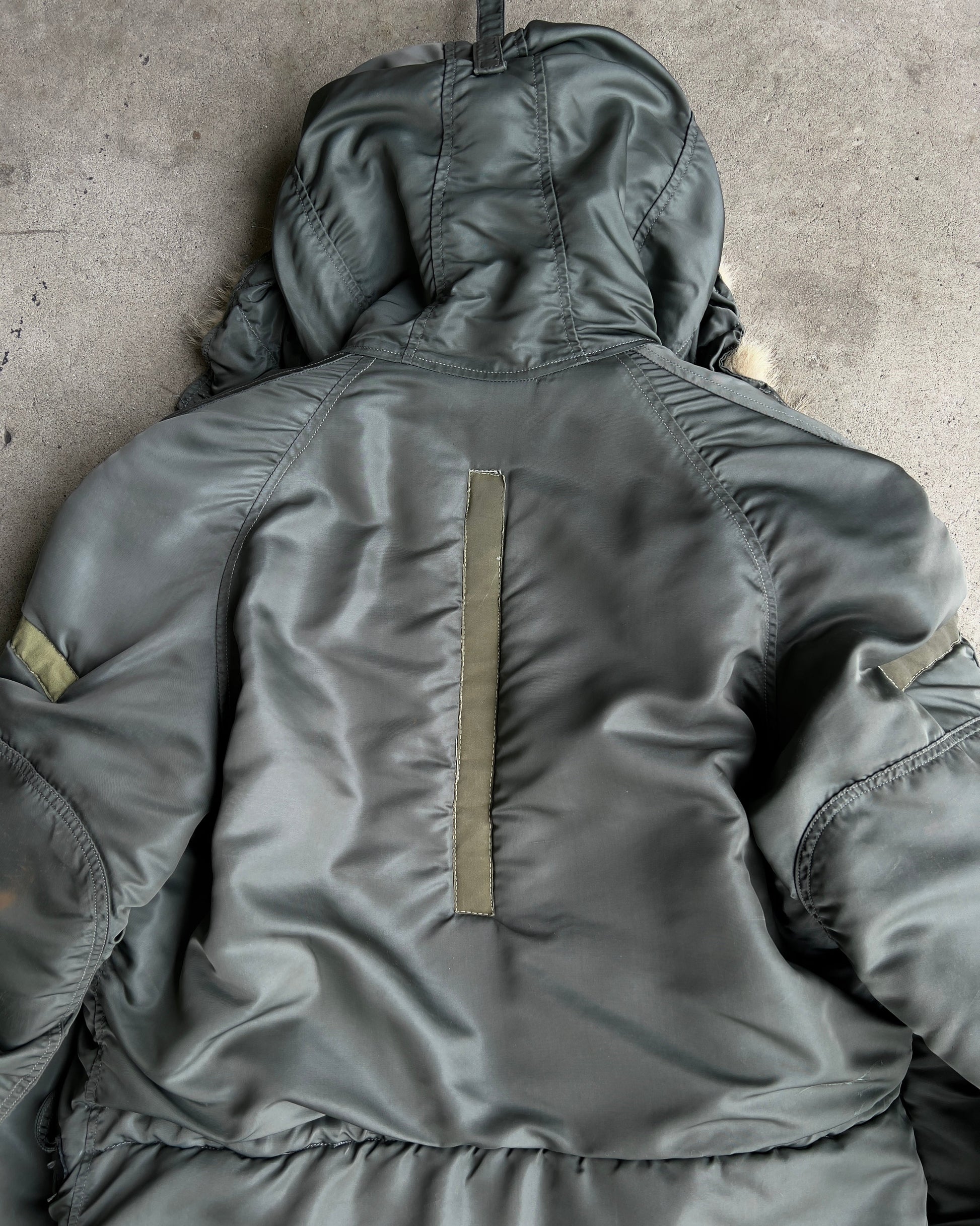 1960s N-3B USAF Stencil Green Parka Flight Jacket  - Shop ThreadCount Vintage Co.