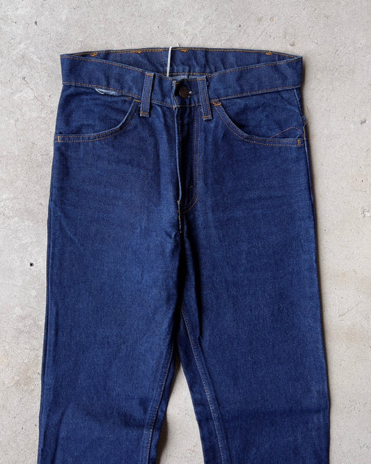 Vintage 1980s Levi’s 519 Indigo Slim Bootcut Denim Jeans  - Shop ThreadCount Vintage Co.
