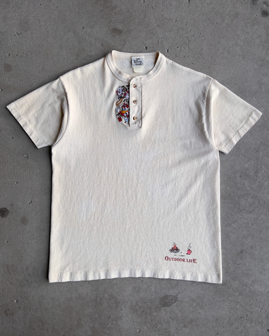 1990s Disney Outdoor Life Mickey Mouse Embroidered Tee  - Shop ThreadCount Vintage Co.
