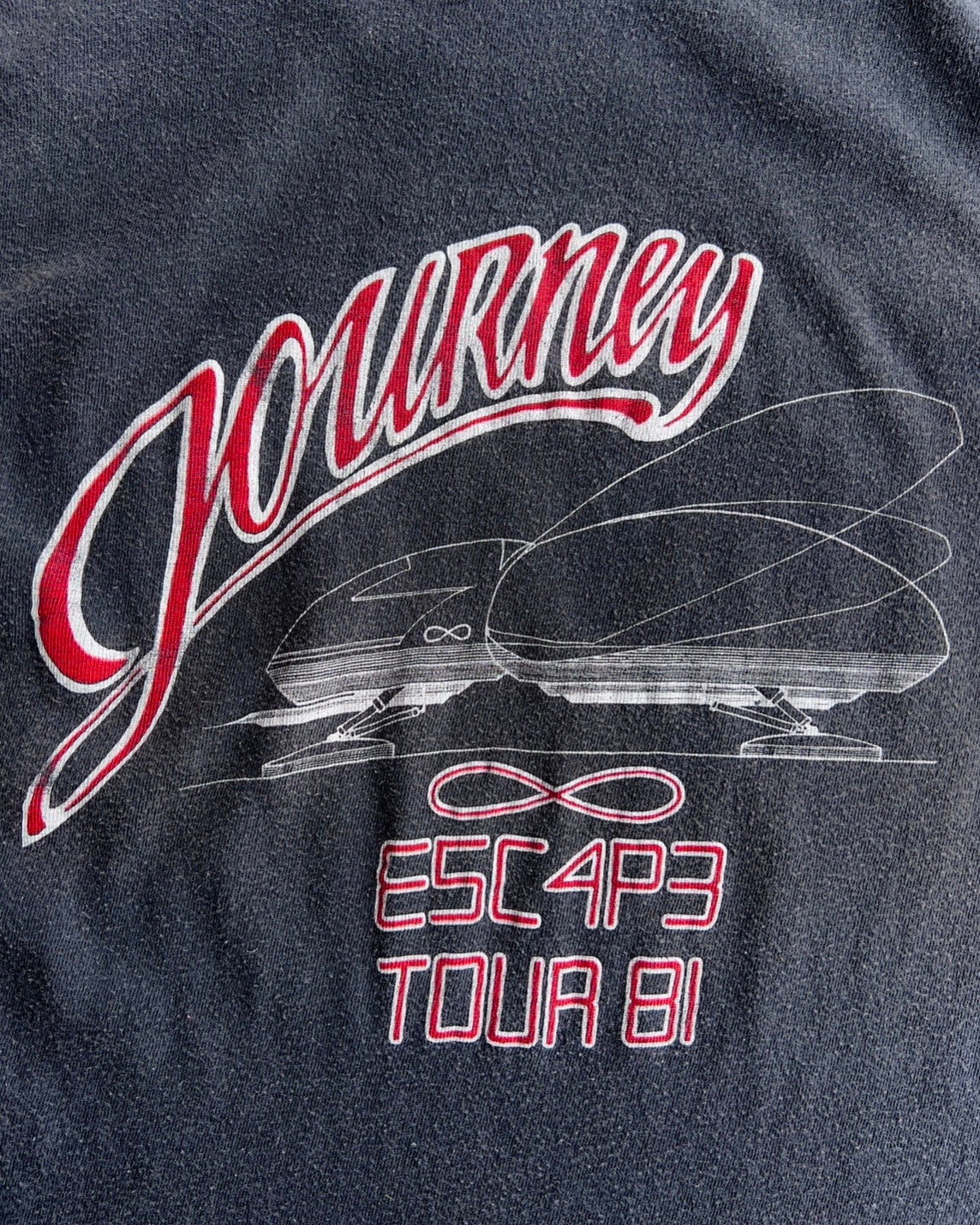 Vintage 1981 Journey Escape World Tour Original Concert Tee  - Shop ThreadCount Vintage Co.