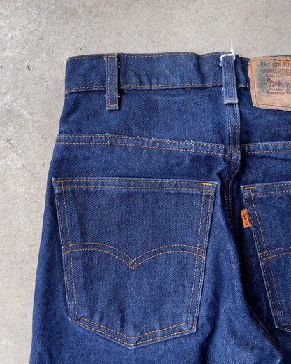 1980s Levi’s 519 No Wash Slim Bootcut Denim Jeans  - Shop THREADCOUNT Vintage Co.