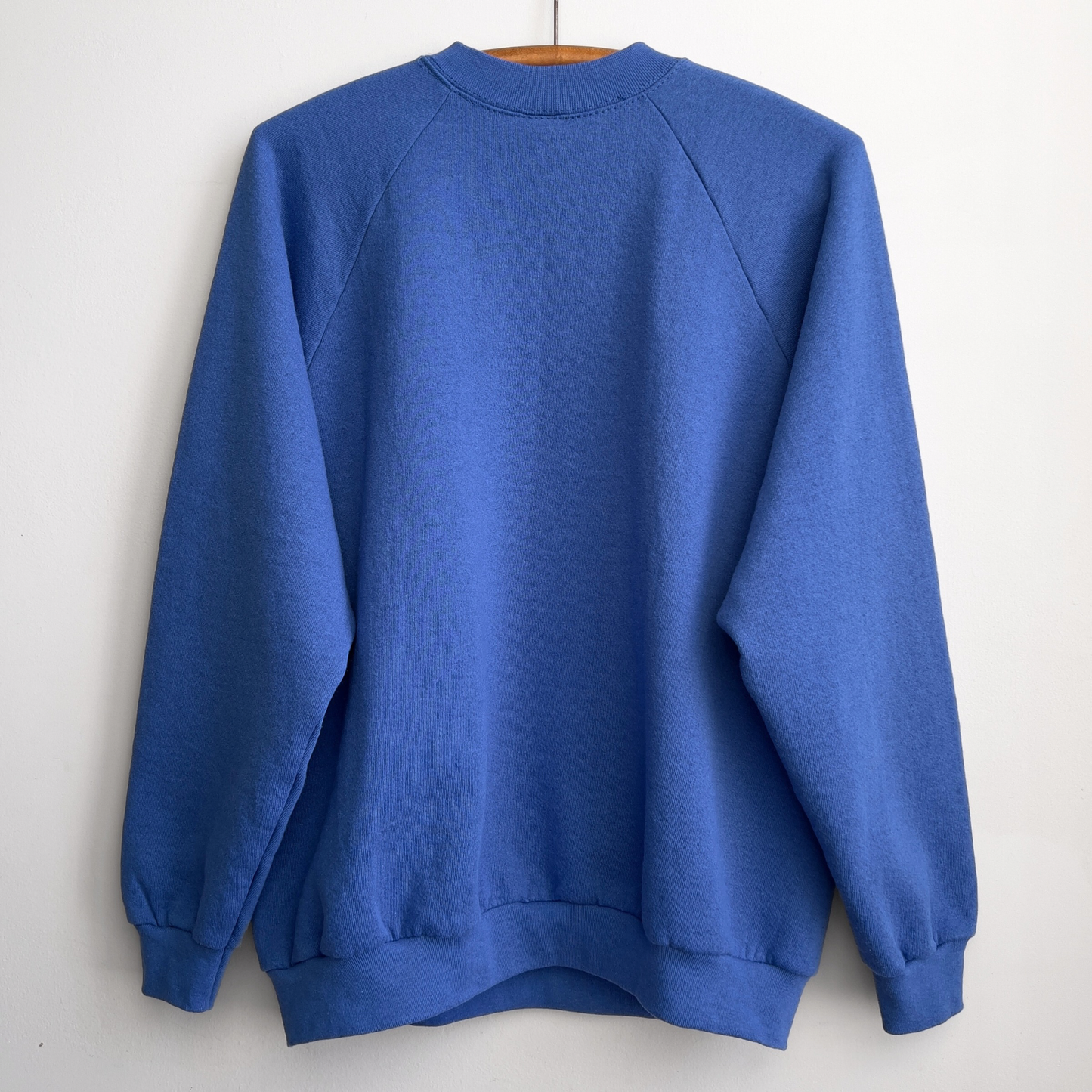 Vintage 1990s Royal Blue Blank Crewneck Sweatshirt  - Shop ThreadCount Vintage Co.