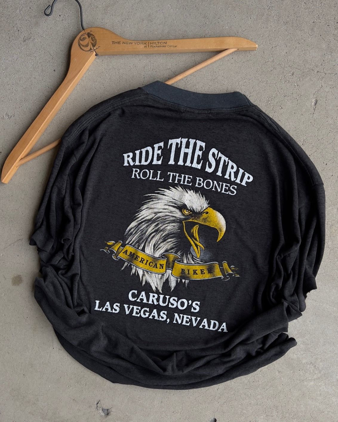 Vintage 1989 Harley Davidson Ride The Strip 3D Emblem Tee  - Shop ThreadCount Vintage Co.