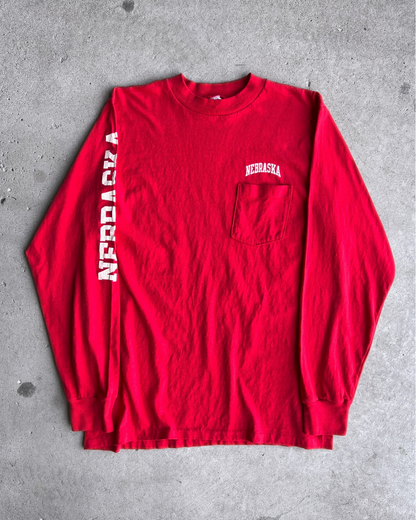 1970s University of Nebraska Long Sleeve Tee  - Shop ThreadCount Vintage Co.
