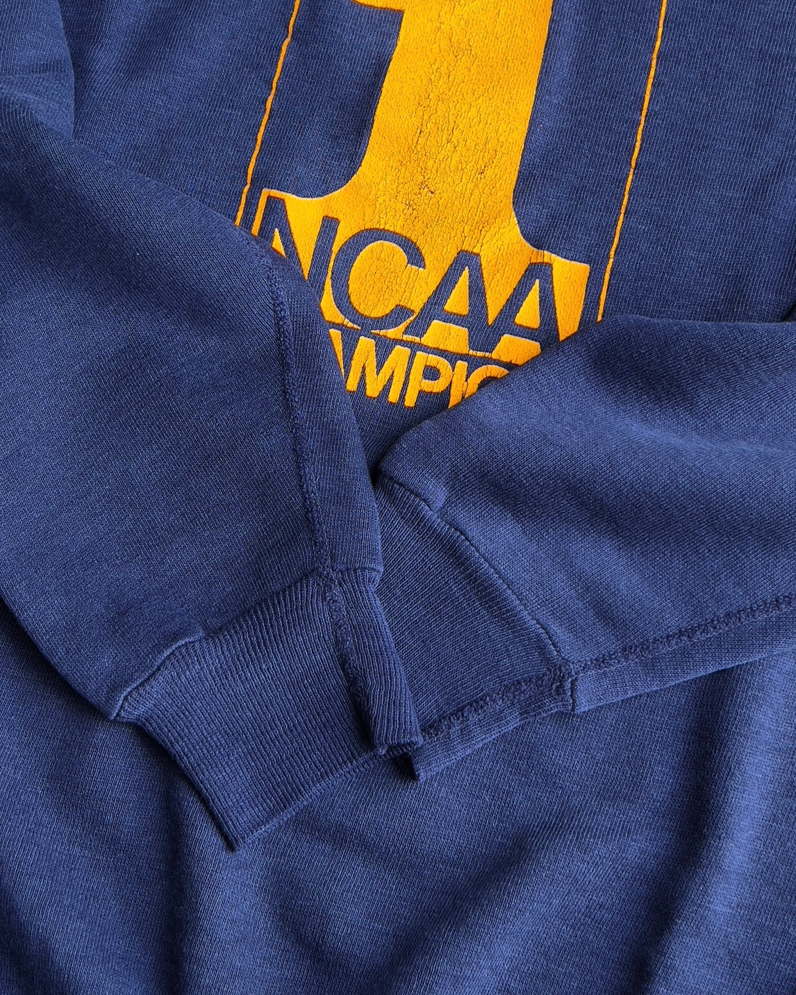 Vintage 1977 Marquette University Basketball NCAA Champions Navy Sweatshirt  - Shop ThreadCount Vintage Co.