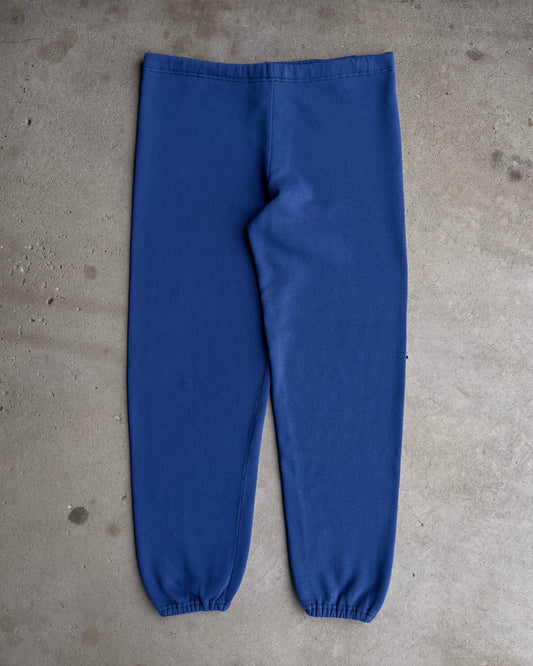 Vintage 1980s Royal Blue Warmup Cotton Sweatpants  - Shop ThreadCount Vintage Co.
