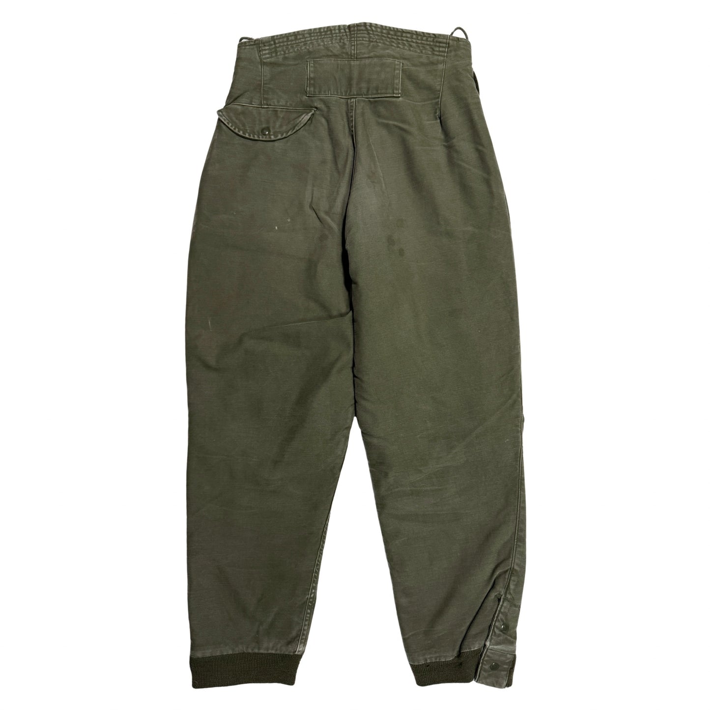 1940s U.S. Navy N-140 Wool Lined Cold Weather Pants (32)