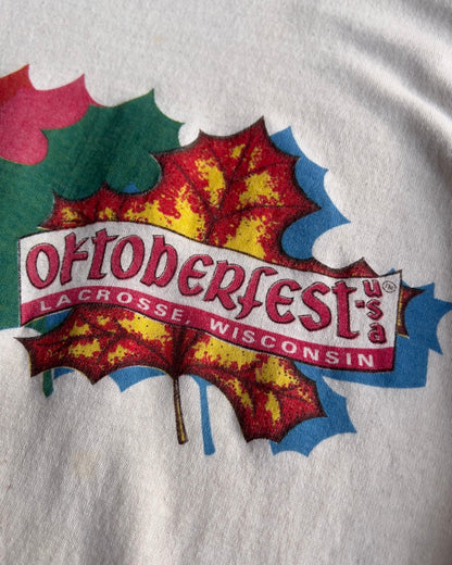 1980s Oktoberfest Wisconsin Graphic Long Sleeve Tee  - Shop THREADCOUNT Vintage Co.