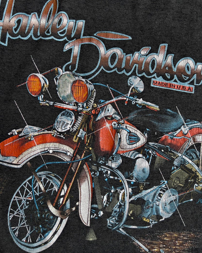 1989 Harley Davidson Ride The Strip 3D Emblem Tee  - Shop ThreadCount Vintage Co.