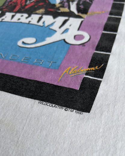 1986 Alabama In Concert Show Ticket Tour Tee  - Shop THREADCOUNT Vintage Co.