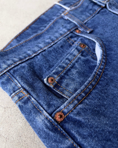 1980s Levi’s 505 Straight Fit Denim Jeans  - Shop THREADCOUNT Vintage Co.