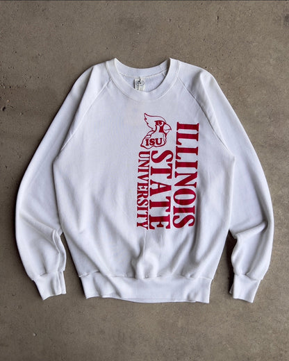 1980s Illinois State University Redbirds Raglan Sweatshirt  - Shop ThreadCount Vintage Co.