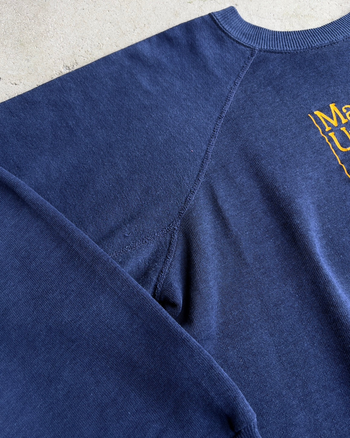 Vintage 1977 Marquette University Basketball NCAA Champions Navy Sweatshirt  - Shop ThreadCount Vintage Co.