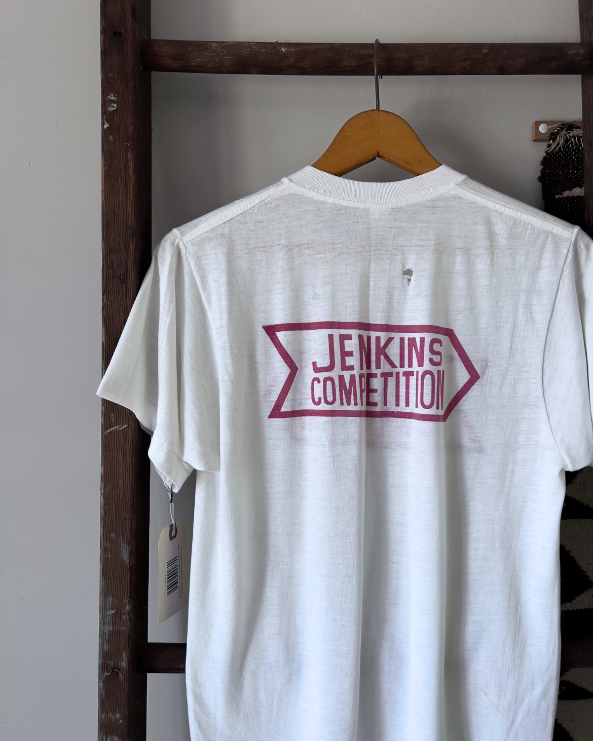 Vintage 1960s Jenkins Competition Drag Racing Banner Tee  - Shop ThreadCount Vintage Co.