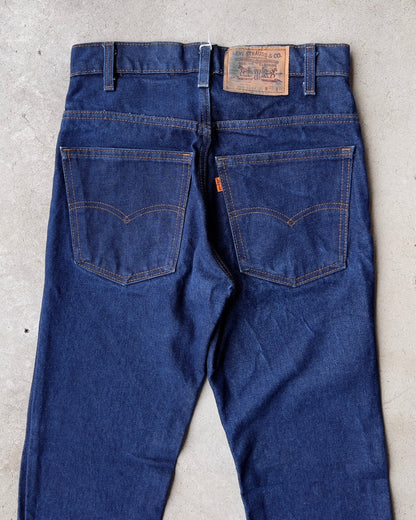 1980s Levi’s 519 No Wash Slim Bootcut Denim Jeans  - Shop THREADCOUNT Vintage Co.