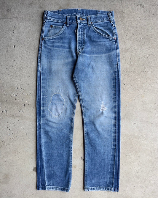 Vintage 1980s Lee Rider Union Made Patchwork Jeans  - Shop ThreadCount Vintage Co.